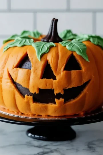 Halloween Pumpkin Cake