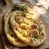 Homemade Garlic Naan Bread