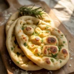 Homemade Garlic Naan Bread