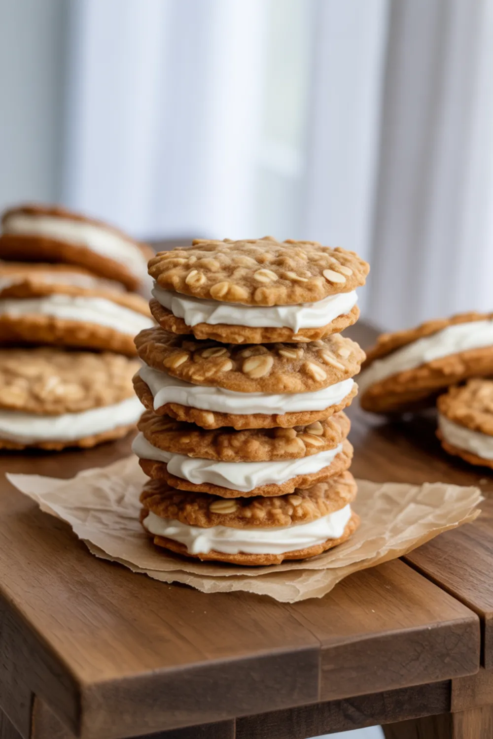 Homemade Oatmeal Cream Pies 
