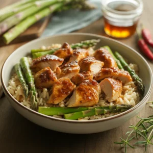 Honey Chipotle Chicken Rice Bowl