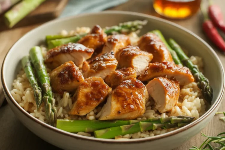 Honey Chipotle Chicken Rice Bowl