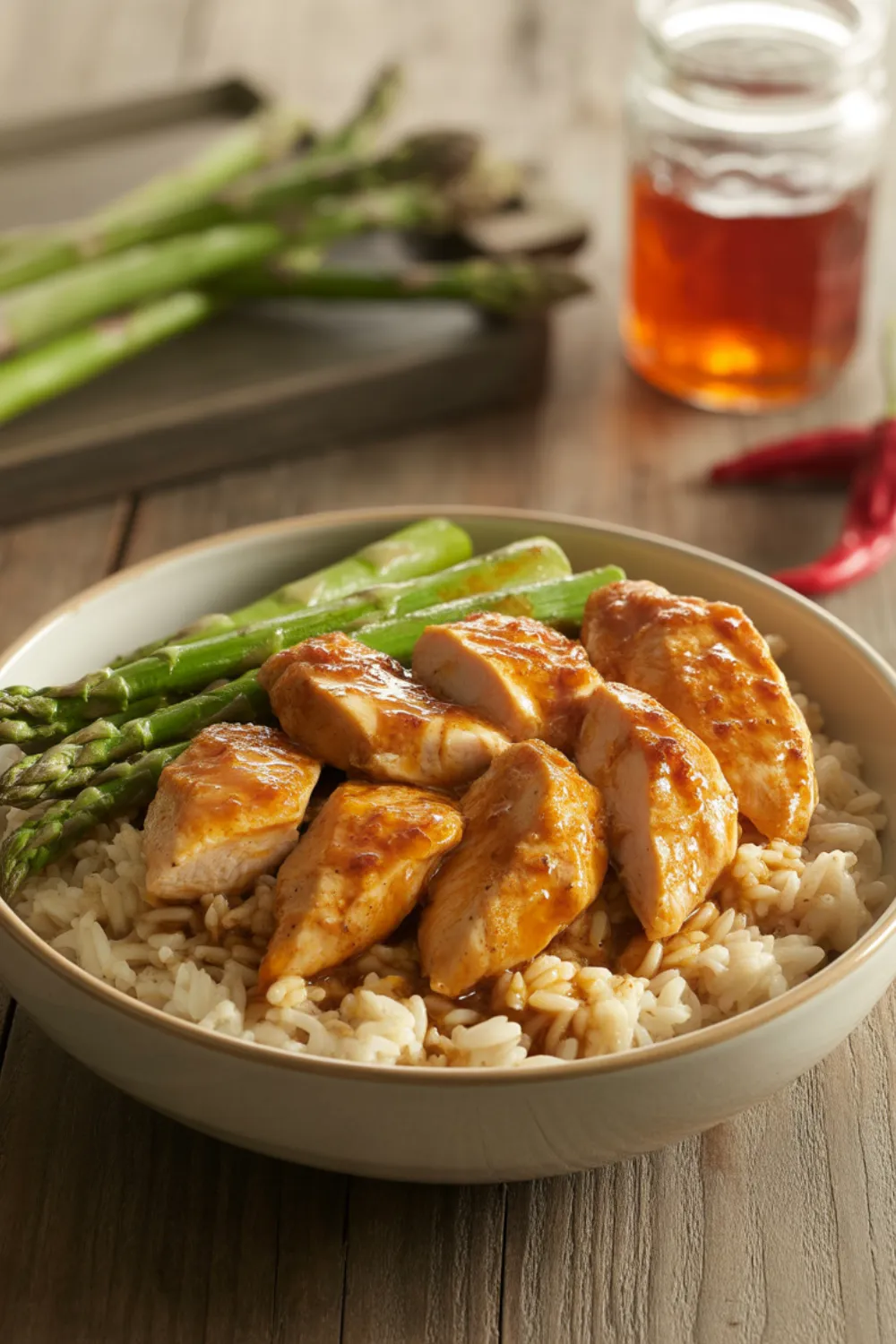 Honey Chipotle Chicken Rice Bowl