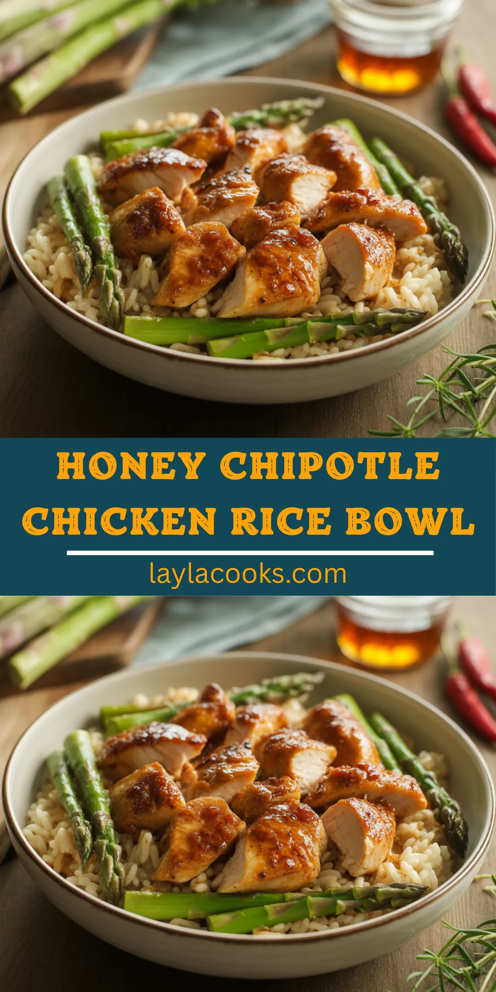 Honey Chipotle Chicken Rice Bowl