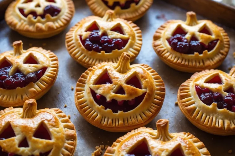 Jack-O-Lantern Hand Pies
