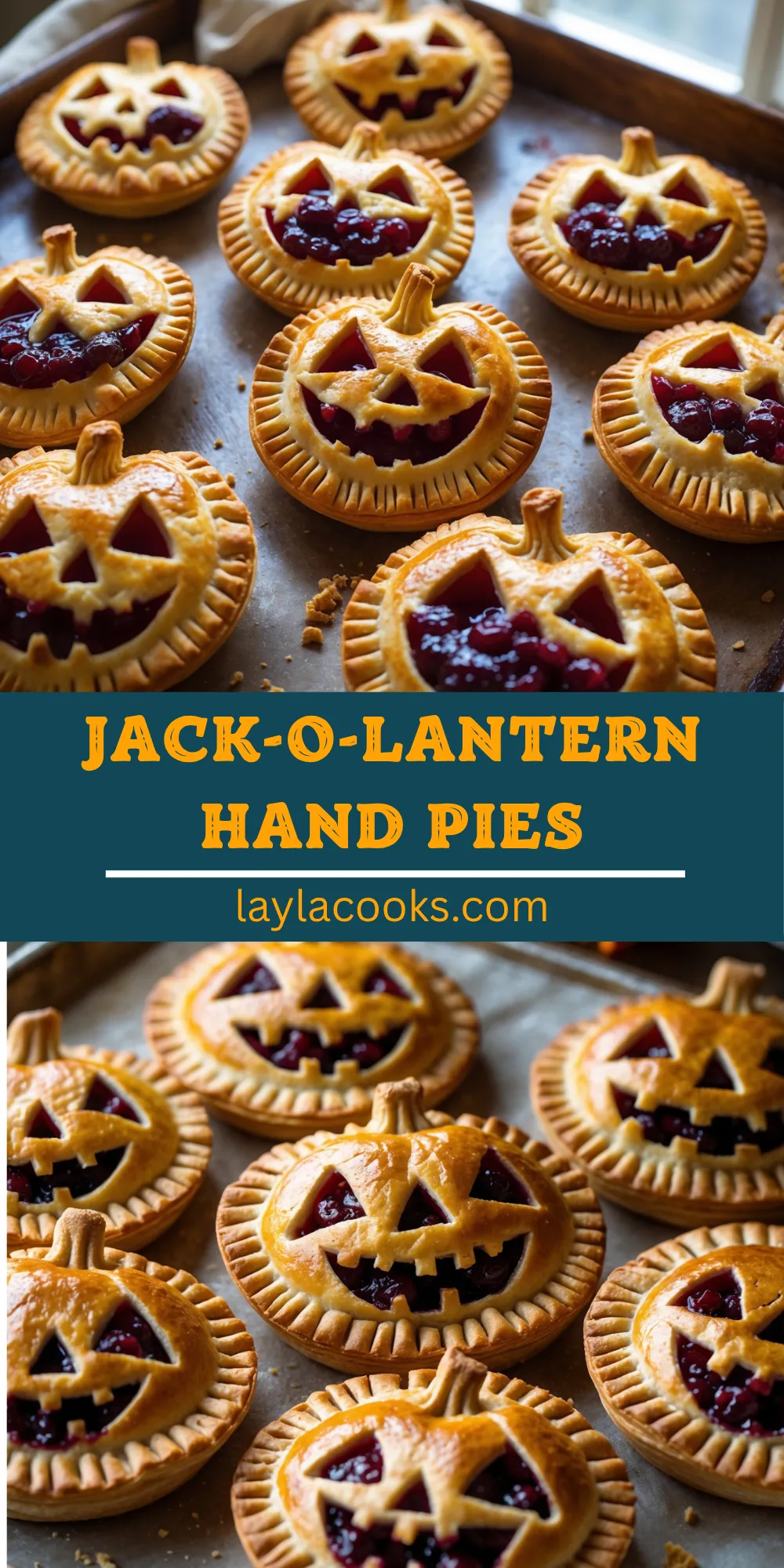 Jack-O-Lantern Hand Pies