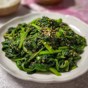 Korean Spinach Side Dish