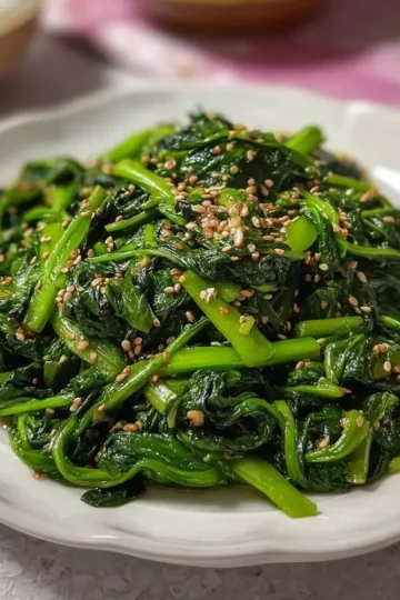 Korean Spinach Side Dish