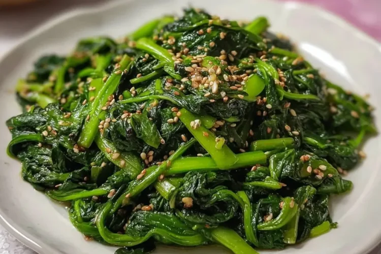 Korean Spinach Side Dish