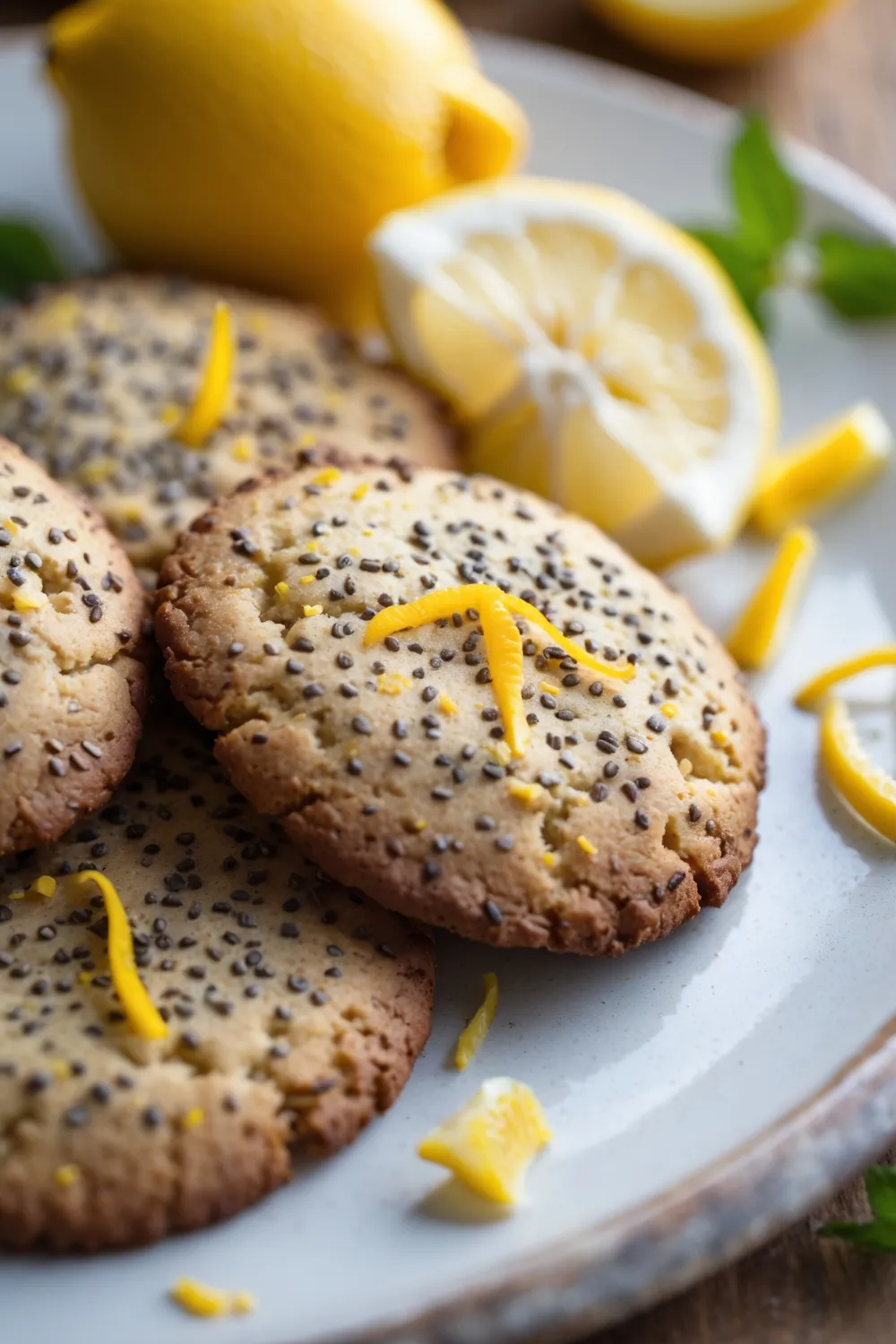 Lemon Chia Breakfast Cookies