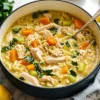 Lemon Chicken Orzo Soup