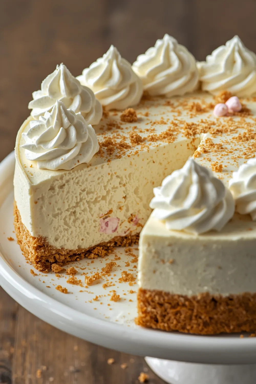 Marshmallow Whip Cheesecake 