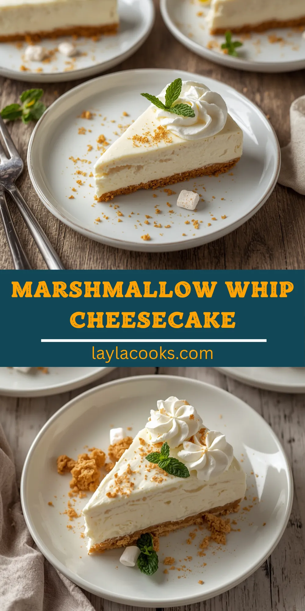 Marshmallow Whip Cheesecake 