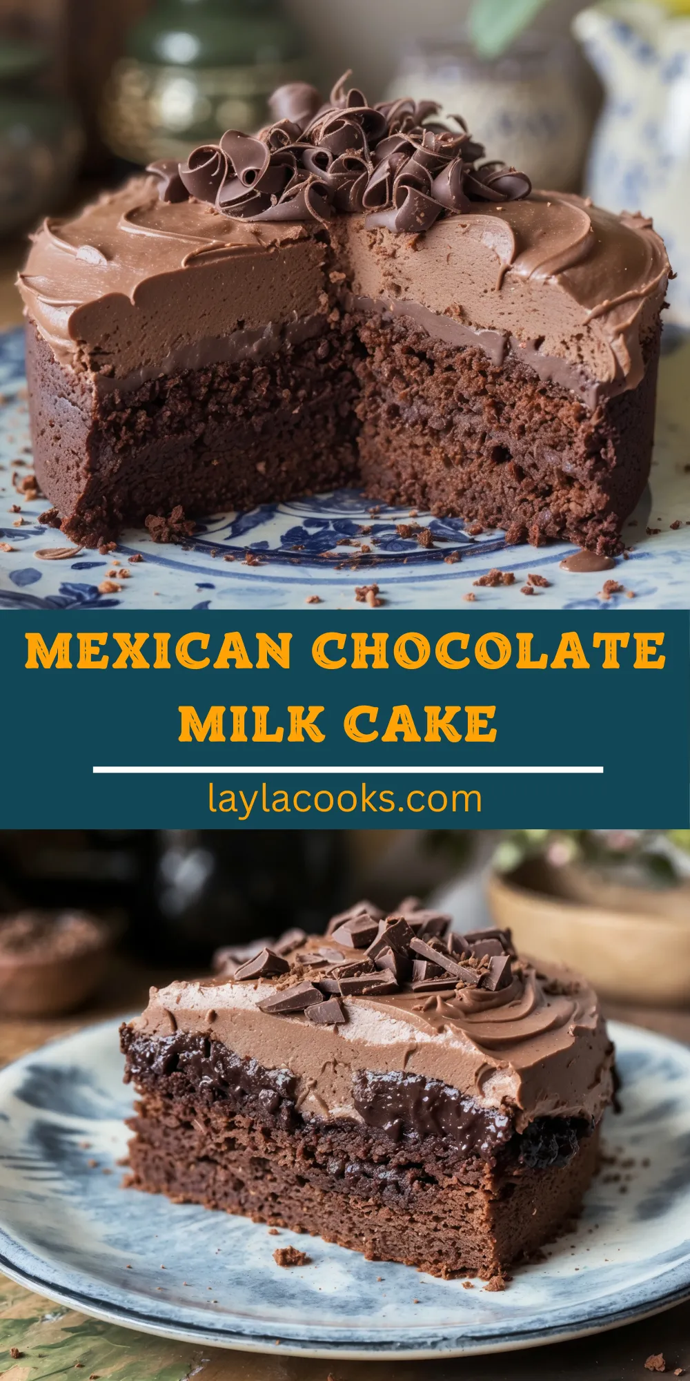 Mexican Chocolate Milk Cake 