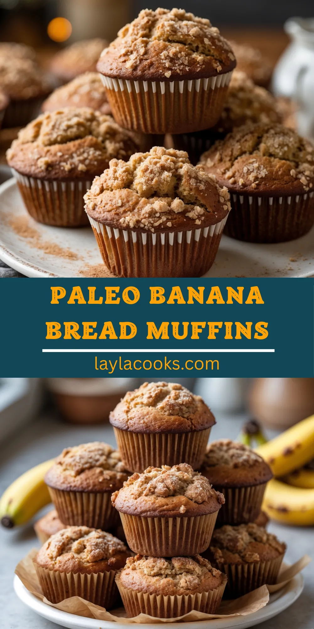Paleo Banana Bread Muffins