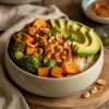 Peanut Sweet Potato Buddha Bowls