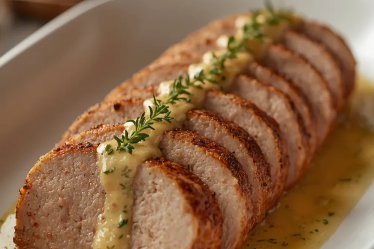 Pork Tenderloin with Dijon Cream Sauce
