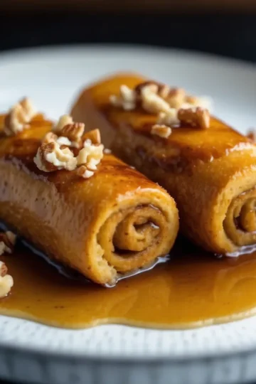 Pumpkin French Toast Roll-Ups