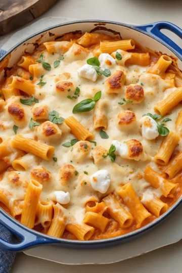 Pumpkin Ricotta Pasta Bake
