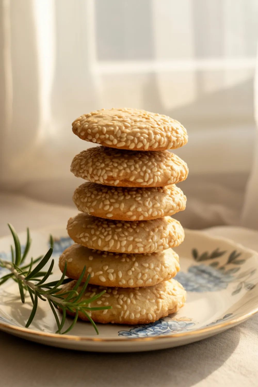 Sesame Honey Cookies