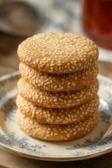 Sesame Honey Cookies