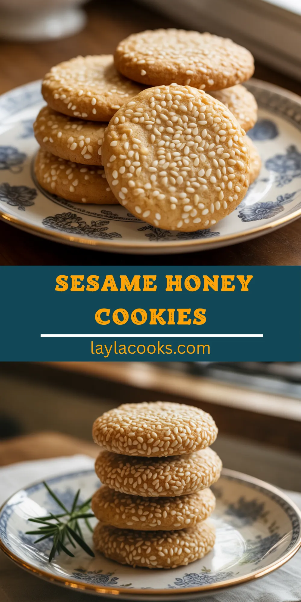 Sesame Honey Cookies