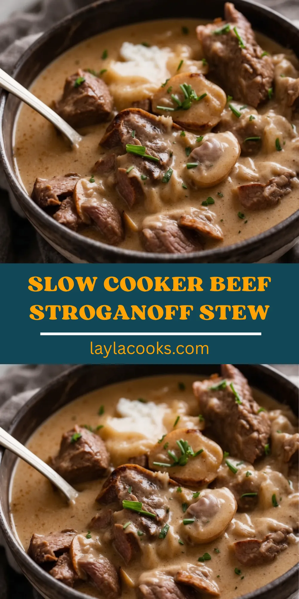 Slow Cooker Beef Stroganoff Stew