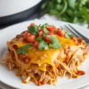 Slow Cooker Chicken Enchilada Casserole