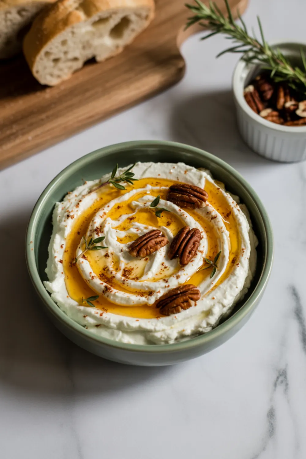 Spicy Ricotta Dip with Hot Honey