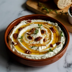 Spicy Ricotta Dip with Hot Honey