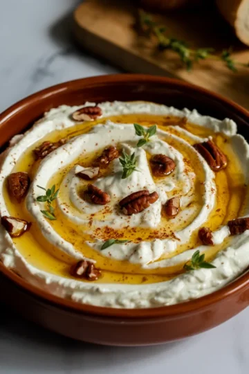 Spicy Ricotta Dip with Hot Honey