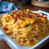 Spicy Southern Cheesy Chicken Spaghetti Casserole