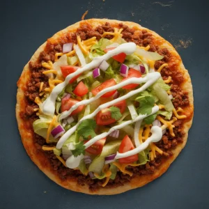 Taco Pizza Appetizer