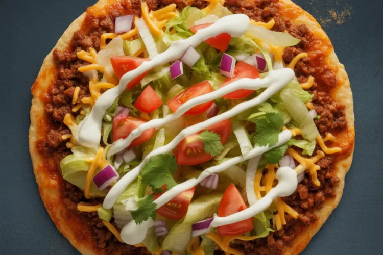 Taco Pizza Appetizer
