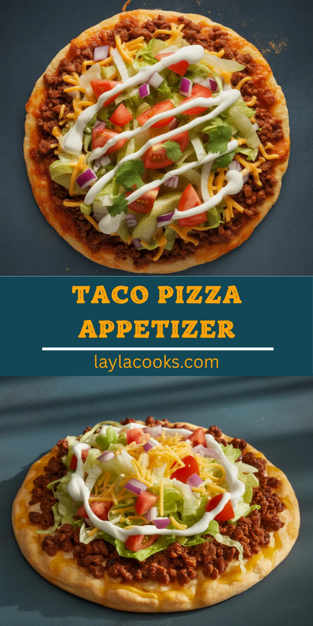 Taco Pizza Appetizer