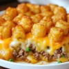 Tater Tot Casserole with Ground Beef