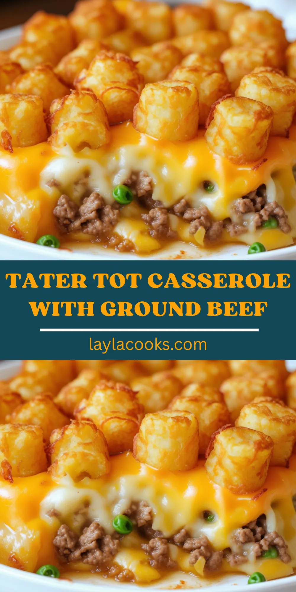 Tater Tot Casserole with Ground Beef