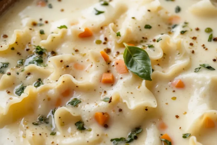 White Lasagna Soup : Creamy and Delicious