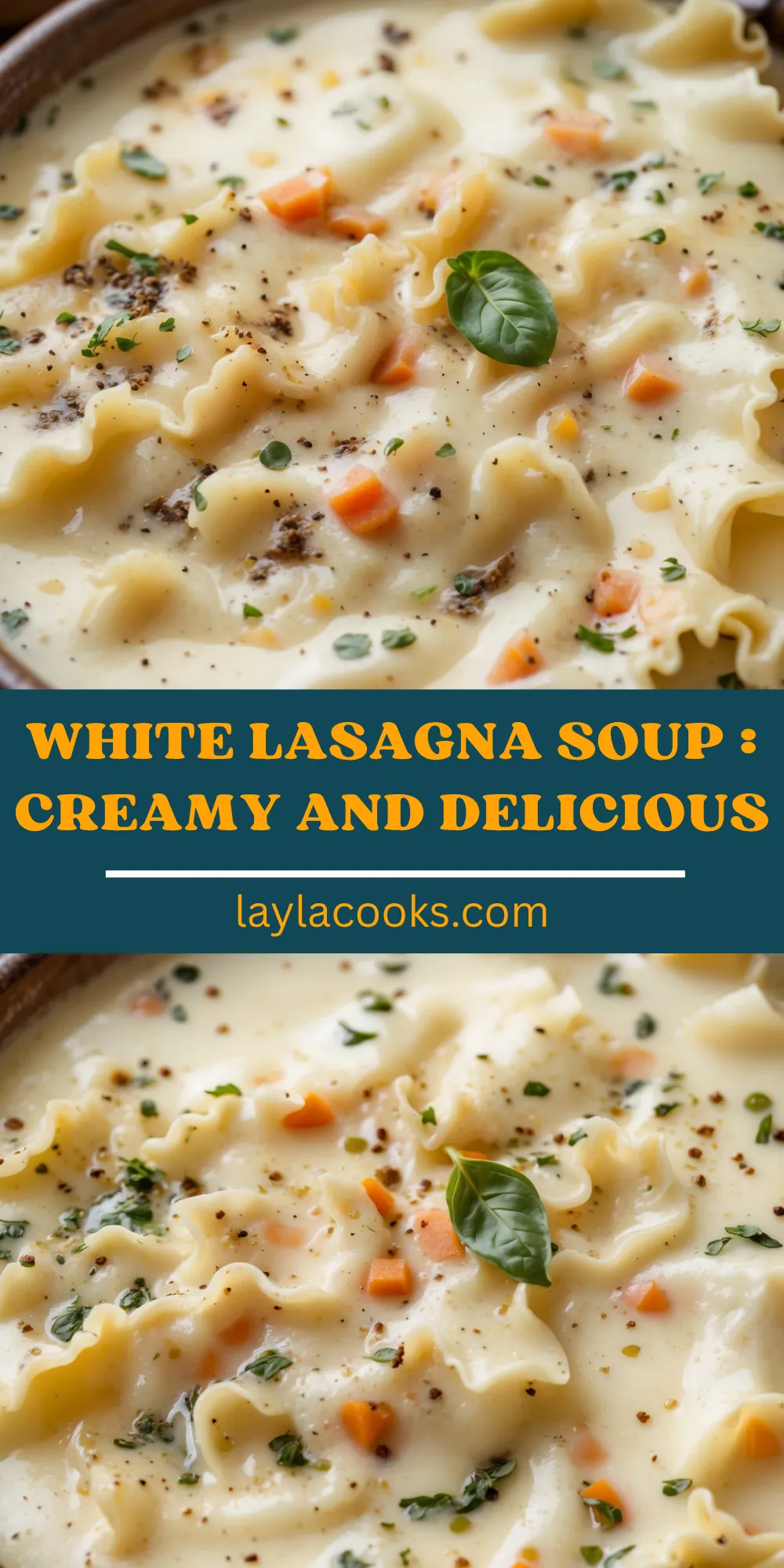White Lasagna Soup : Creamy and Delicious